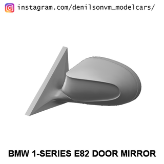 bmw 1-series e82 door mirror side 1 24 25 retrovisor 3d print model - Mito3D