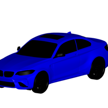 BMW 2 series cupê 2015 3d print model - Mito3D