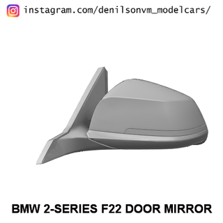 bmw 2-series f22 door mirror side 1 24 25 retrovisor 3d print model - Mito3D