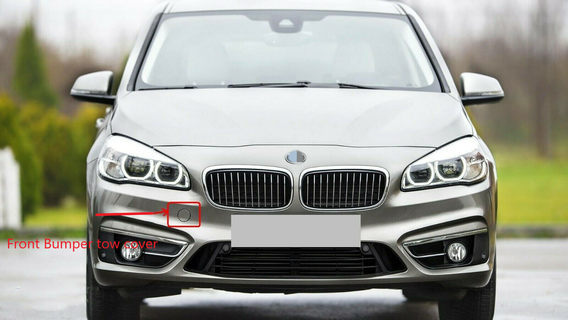 BMW 2 serie mille dollari tourer 2014 davanti paraurti trainare copertina guaina 3d print model - Mito3D