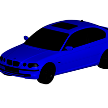 BMW 3 serie 2001 3d print model - Mito3D