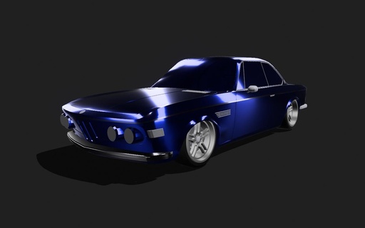 bmw 3000cs e9 Art car auto replika 3d print model - Mito3D