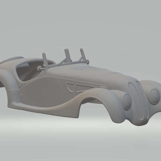 BMW 328 Roadster 1936 3D print model - Mito3D