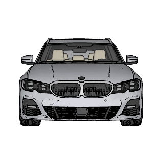 bmw 330i touring 3 series supercar auto cars car motorsport suvs traffic police crossovers rally sedans tuning derby races prototype 3d print model - Mito3D
