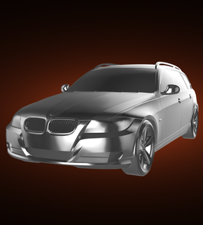 bmw 335d touring automobile car vehicle rally race sports derby 3d print model - Mito3D
