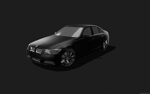 BMW 335i Sanat araba Oto kopya 3d print model - Mito3D