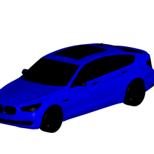 BMW 5 serie 2010 3d print model - Mito3D