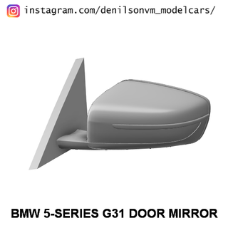BMW 5 series g31 kapı ayna yan 1 24 25 retrovisor 3d print model - Mito3D