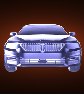 bmw 520i luxury line automobile car vehicle rally race sports derby 3d print model - Mito3D