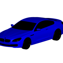 BMW 6 series 2010 3d print model - Mito3D