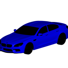 BMW 6 series 2013 3d print model - Mito3D