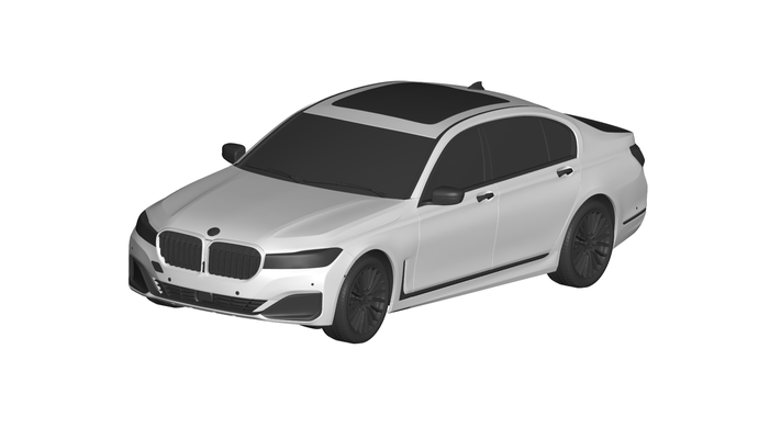 bmw 7 serie juego coche vehiculo auto vehículo automóvil transporte rc ar vr listo aumentado realidad virtual car3d 3d print model - Mito3D