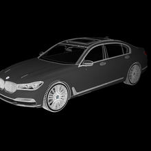 BMW 7 serie juego auto coche vehiculo coches 3d print model - Mito3D
