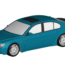 BMW 7 3d print model - Mito3D