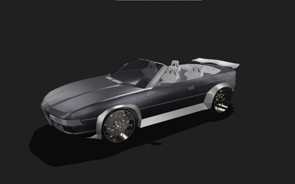 bmw 850iv12 Art car auto replika 3D print model - Mito3D