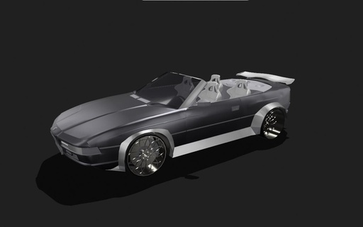 BMW 850iv12 arte carro auto réplica 3d print model - Mito3D