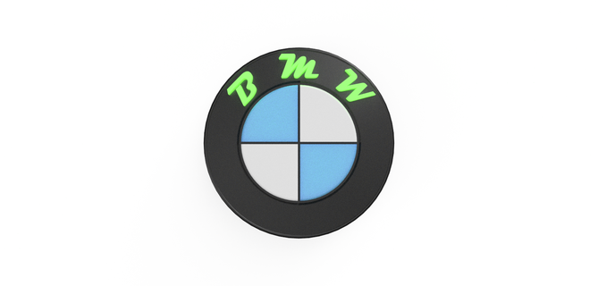 BMW Abzeichen Modell e36 Logos Fahrzeug Zubehör kosmetisch 3d print model - Mito3D