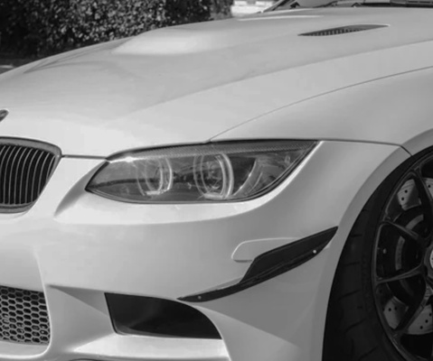 bmw canards m3 e92 séries lèvre divulgacher aile diffuseur pack performance bavarois marché secondaire canard 3d print model - Mito3D