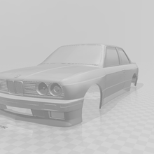 BMW e30 rc cuerpo juego coche vehiculo Tamiya 1 10 hsp himoto arma Carson reely tt01 3d print model - Mito3D