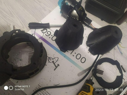 BMW e34 Farol lente retrofit faróis lentes habitação quadro Armação 3d print model - Mito3D