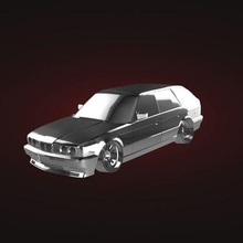 BMW e34 gezi 3d print model - Mito3D