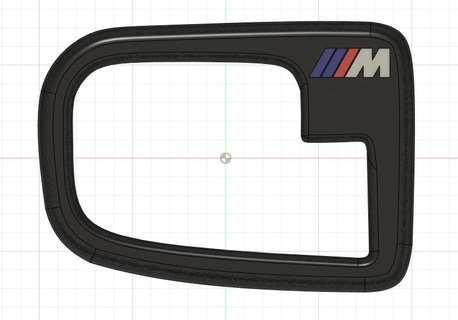 BMW e36 porta abrir aparar 3d print model - Mito3D