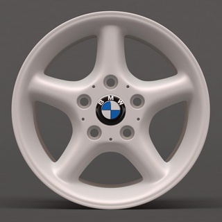 BMW e36 stil 18 jant yazdırılabilir tekerlek disk kendin yap Yazdır 3dprint hobi ölçekli model diyorama döküm ayarlama rc Sıcak tekerlekler Tamiya bimmer 3d print model - Mito3D