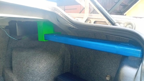 bmw e36 warning triangle holder 3d print model - Mito3D