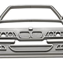 BMW e39 Galleta cortador coche vehiculo galletas bricolaje diy 3d print model - Mito3D