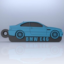 BMW e46 llave anillo joyería joya coche vehiculo coches anillos 320 330 elegir llavero Bmw 3d print model - Mito3D