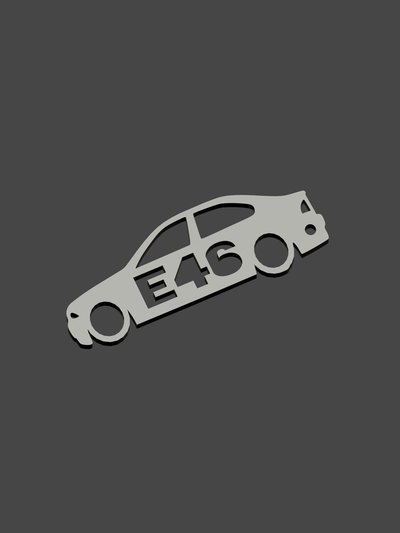 bmw e46 llavero 3d print model - Mito3D