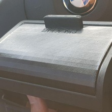 BMW e46 arrière cendre plateau couverture gaine 3d print model - Mito3D