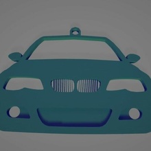 BMW e46 görünüm anahtarlık rear view ayna asmak otomotiv anahtar Zincir arabalar araba 3d print model - Mito3D