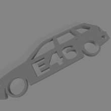 bmw e46 wagon combi keychain 3d print model - Mito3D