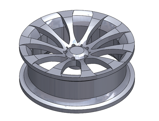 bmw e60 cerchio formica 3d print model - Mito3D