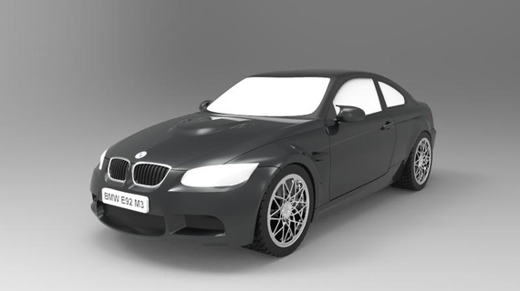BMW e92 m3 scala 1 10 modello vari e90 settore automobilistico macchina replica 3d print model - Mito3D