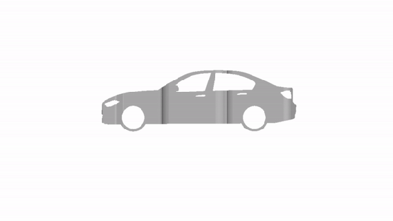 BMW f30 giro 3d print model - Mito3D
