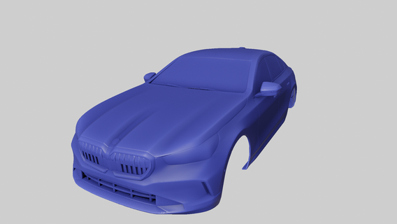 BMW g60 2024 5 Series carro veículo esporte luxo corpo rc 4door 3d print model - Mito3D