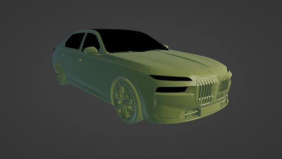 bmw i7 2023 3d printing car model automotive design vehicle luxury electric futuristic technology engineering automobile transportation eco-friendly sustainable renewable energy green modeling 3d print model - Mito3D