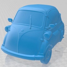bmw isetta 250 1955 printable car game body slot scalextric tamiya rc miniz hobby micro 3d print model - Mito3D