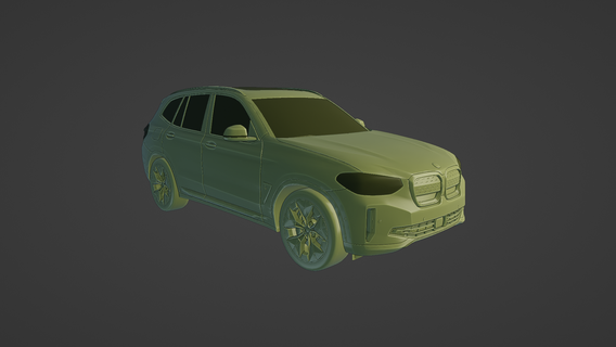 bmw ix3 2021 3d printing automotive car model electric vehicle ev luxury suv additive manufacturing prototyping design engineering product digital rapid parts scanning 3d print model - Mito3D