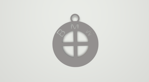 bmw keychain key car utility 3d print model - Mito3D