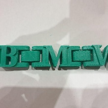 bmw keychain gadget flex key 3d print model - Mito3D