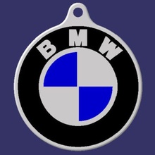 bmw keychain door 3d print model - Mito3D