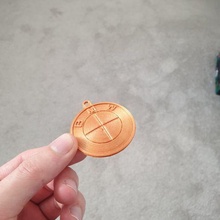 bmw keychain domed key ornament badge logo custom toy keyring 3d print model - Mito3D