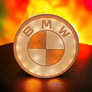 BMW Lampe LED Kunst 3d print model - Mito3D