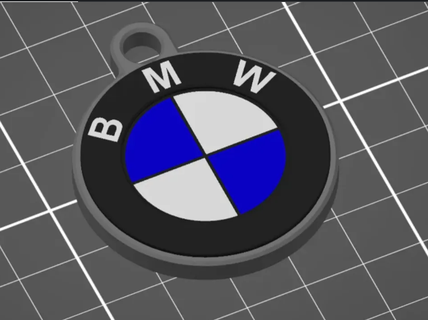 BMW Logo dekorativ 3d print model - Mito3D