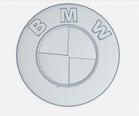 bmw logo araba e46 m3 araç araçlar 3d print model - Mito3D