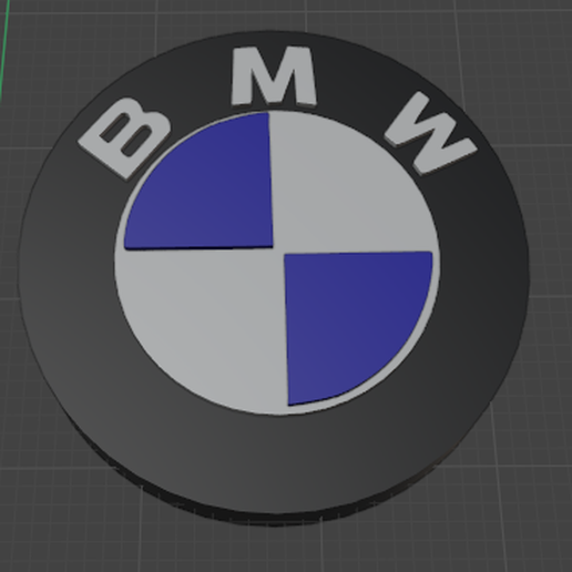 bmw logo gadget cars spare 3D print model - Mito3D