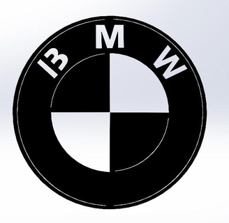 bmw logo bmw logo  3d print model - Mito3D